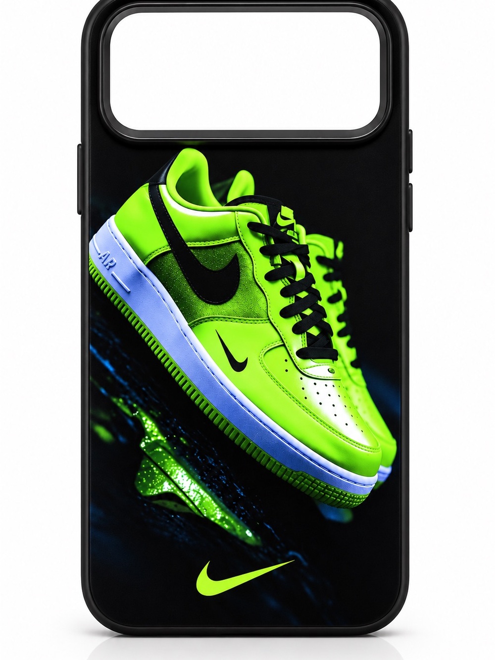 Nike Neon Green & Black Sneaker Graphic Phone Case